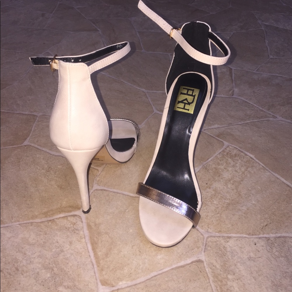 Nude Open Toe Heels
